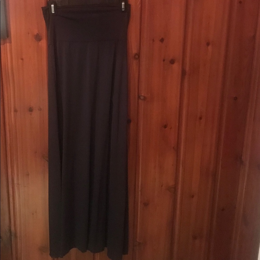 Brown maxi skirt